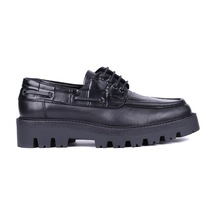 Shoetyle - Siyah Hakiki Deri Croco Desen Bağcıklı Erkek Günlük Ayakkabı 115-k512-1370 Deri Siyah