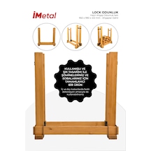 Lock Odunluk Hazır Ahşap Odunluk Seti950x990x412mm Ahşaplar Dahil