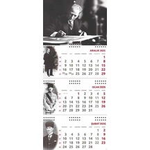 2026 Atatürk Gemici Duvar Takvimi - İmza