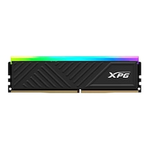 Ddr4 16gb 3200mhz Xpg D35 Rgb Bk Single, Ax4u320016g16a-sbkd35g, Tekli, Tray Black, Siyah