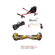 Citymate Elektrikli Kaykay Hoverboard Akıllı Denge 6.5 Inch + Hoverkart + Çanta Extrem Paket D25