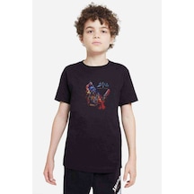 Tshirthane Sodom Code Red Baskılı Unisex Çocuk Siyah T-Shirt