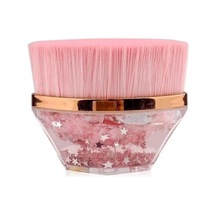 Simli Tırnak Toz Fırçası - Pembe