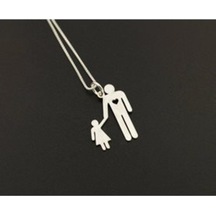 Gümüş Baba Çocuk Kolye 488010608