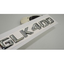 GLK400 Bagaj Krom Metal 3M 3D Yazı Logo