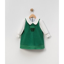 Xo Kids Kız Çocuk Elbise 1-4 Yaş 2830 Yeşil