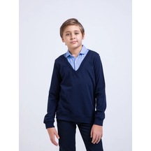 Obmanka Okul İçin Süveter 278159011 Açık Mavi