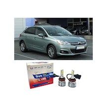 Citroen C4 Led Xenon Uzun Far Ampulü H1 Duo Yeni Seri Beyaz 2004-2012