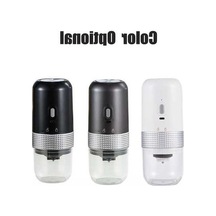 Ankatek : Taşınabilir Usb Kahve Değirmeni - 200ml, Seramik Bıçak, Ayarlanabilir Siyah Siyah Siyah