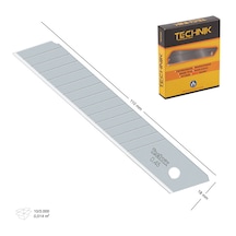 Ark Technık Geniş Maket Bıçağı Yedeği 18mm 100lü Pk.
