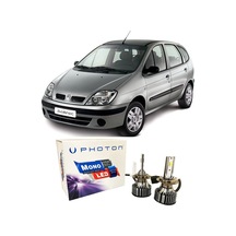 Renault Scenic Uzun+kısa Far Ampulü H4 Mono Yeni Seri Beyaz 1996-2003