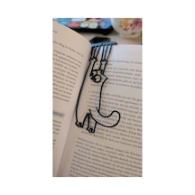 Sevimli Kedi Kitap Ayracı Dekoratif Kitap Tutucu 6 Adet