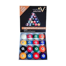 Amerikan Bilardo Topu Seti - 16'lı