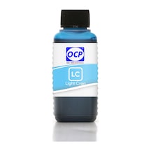 OCP Epson L805 Uyumlu Yazıcı Mürekkebi 100ml LC Light Cyan Açık Mavi Dye