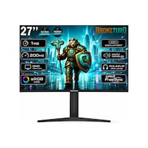 Bronzturq 27" 200hz 1 Ms Dp + Hdmı Qhd 2560x1440 Kavisli Monitör Btq270qhd165-aa