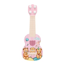 Yaozixa Küçük Müziğe Giriş Için Sevimli Ayı Desenli Plastik Ukulele, Çocuklar İçin Eğitici Müzik Oyuncak, 1 Adet Yaozixa Küçük Müziğe Giriş Için Sevimli Ayı Desenli Plastik Ukulele, Çocuklar İçin Eğitici Müzik Oyuncak, 1 Adet