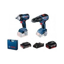 Bosch Gds 18v-400 + Gsb 18v-50 Akülü Set (2.0Ah+5.0Ah) - 06019K0003