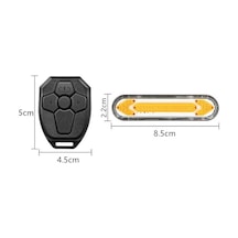 Forte GT Bisiklet Arka Işık USB şarjlı Led Sağ-Sol Sinyalli Xbyc 6130 Siyah