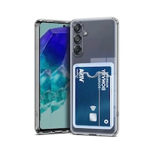 Galaxy Uyumlu A56 Kılıf Kart Şeffaf Silikon - Şeffaf Renk