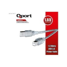 Qport Q-pr1.5 Usb 2.0 1.5m Yazıcı Kablosu Qport Q-pr1.5 Usb 2.0 1.5m Yazıcı Kablosu