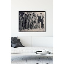 Eski Beyefendiler Nostaljik Çerçeveli Tablo 2 30 X 40cm