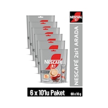 Nescafé 2si1 Arada 10'lu Çoklu Paket 10x6 Diğer