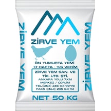 Zirve Yem Ön Yumurta Yemi̇ Toz 50 KG