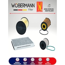 Wöbermann Ford C-MAX 1.5 TDCI Filtre Bakım Seti 2015-2018 4'lü Karbonlu