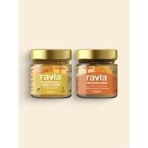 2'li Ürün - Ravla Ihlamur Ballı Fındık Ezmesi - 240g / Ravla Yer Fıstığı Ezmesi - 240g