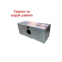 Kedi Yuvası Kedi Evi 100 X50x50cm Soğuk Ve Yağmura Tam Koruma-video Anlatımlı