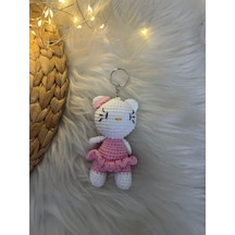 Amigurumi Hello Kity Anahtarlık