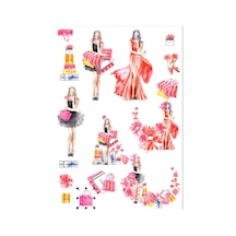 Alışveriş Çılgınlığı Sticker Set
