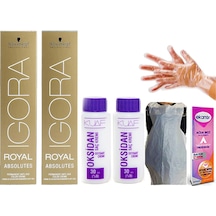 Igora Royal 8 - 50 Açık Kumral Doğal Altın 2Adet+Oksidan 30Vol 2Ad