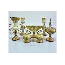7 Parça Gold Salon Konsol Takımı Aym1092