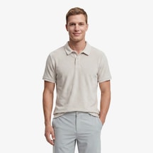 Nautica Erkek Gri Regular Fit Havlu Polo Yaka T-shirtdüzk65351t