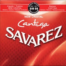 Savarez 510cr Klasik Gitar Tel Seti - New Crystal Cantiga Normal Tension Yüksek Kaliteli Naylon Tizler, Modern Cantiga Baslar, Dengeli Esneklik Ve Pürüzsüz Çalım Hissi Uyum: Normal Tansiyon Orta