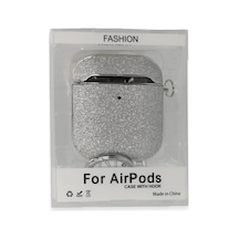 Apple Uyumlu   Airpods 2 2.nesil Spell Simli Kılıf - Gümüş Çok Renkli