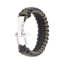 Outdoor Paracord Bileklik 3 Kademeli Krom Kilit Çok Renkli