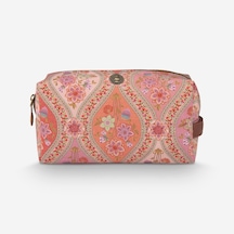 Turuncu Polyester Makyaj Çantası 21,5x10x10,5 Cm