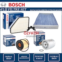 Toyota Corolla 1.4 D4D Bosch  Filtre Bakım Seti 2007-2016 (404770348)