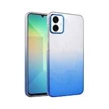 Samsung Galaxy  Uyumlu,  A06 Glossy Kapak - Mavi