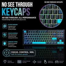 F87 Siyah Rgb Tkl V4 Linear Switch Kablolu/kablosuz Mekanik Oyuncu Klavyesi Diğer