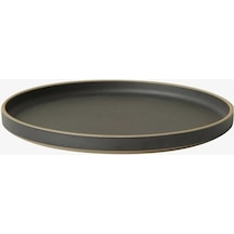 Hasamı Porcelıan Hpb005 Plate Lid Black Hasami 10' Tabak/kapak 255 12 Mm Dekoratif Tabak & Kaseler Siyah