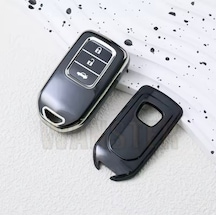 City Exclusive Anahtarsız Çalıştırma Siyah-silver Anahtar Kılıfı