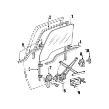 Mitsubishi L300 1987-1998 Cam Krikosu Manuel Sol Oem No:mb421443