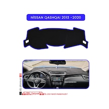 Nissan Qashqaı 2013 -2020torpido Koruma Halısı Mavi Kenar