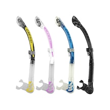 Cressi Alpha Ultra Dry Şnorkel Clear-blue-lıght Blue Clear - Blue
