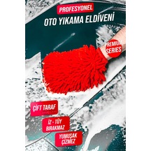 Profesyonel İz Ve Tüy Bırakmaz Mikrofiber Araba Yıkama Ve Detay Temizlik Eldiveni