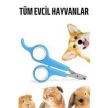 Kedi Köpek Evcil Hayvan Tırnak Makası. Paslanmaz Çelik. Ergonomik Saplı