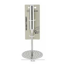Yuvarlak Çap : 8cm Metal Saplı 11.5cm Metal Patates Ezici Toplam Uzunluk : 26.5cm 5468 Çok Renkli
